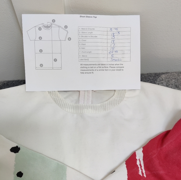 Stella & Mavis Abstract Paint Splatter Top - Small - Picture 11 of 11